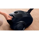 Bosch Serie 2 BGDS2CHAMP aspirapolvere a traino 3,5 L Aspiratore a cilindro Secco 600 W Sacchetto per la polvere Nero, 600 W, Aspiratore a cilindro, Secco, Sacchetto per la polvere, 3,5 L, Filtro igienico