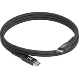 DeLOCK Cavo USB-C 2.0 con rivestimento tessile magnetico Nero