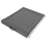 Digitus Ripiano estraibile per armadi da 483 mm (19"), Il vano inferiore grigio, Nero, 25 kg, 1U, Turchia, 48,3 cm (19"), 490 mm