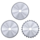 EINHELL Set di lame per sega circolare HM, Ø 250 x 30mm, 2,5mm, 24 denti / 42 denti / 60 denti, Impostare la lama per sega 