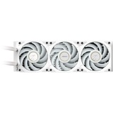 GIGABYTE AORUS WATERFORCE X II 360 ICE Raffreddamento a liquido per CPU AIO - 3x ventole ARGB da 120 mm, LCD a colori, DAISY-CHAIN, compatibile con Intel LGA 1851 e AMD AM5, Raffreddamento ad acqua bianco, LCD a colori, DAISY-CHAIN, compatibile con Intel LGA 1851 e AMD AM5, Raffreddatore di liquidi tutto in uno, 12 cm, Bianco