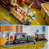 LEGO City Treno a vapore classico, Giochi di costruzione Giocattolo STEM con Stazione, Binari, Cabina di Comando e Segnale di Stop, Regalo 7+, Set da costruzione, 7 anno/i, Plastica, 575 pz, 1,12 kg