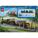 LEGO City Treno a vapore classico, Giochi di costruzione Giocattolo STEM con Stazione, Binari, Cabina di Comando e Segnale di Stop, Regalo 7+, Set da costruzione, 7 anno/i, Plastica, 575 pz, 1,12 kg