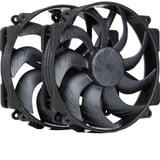 Noctua NF-A14x25r G2 PWM Sx2-PP chromax.black, Ventola Nero