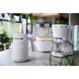 Philips Eco Conscious Edition HD9365/10 Bollitore serie 5000 bianco (matto), 1,7 L, 2200 W, Plastica, Indicatore del livello dell'acqua, Senza filo, Filtro