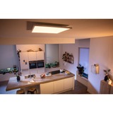 Philips Hue Pannello quadrato Aurelle, Luce LED bianco, Philips Hue White ambiance Pannello quadrato Aurelle, Lampada a soffitto intelligente, Bluetooth/Zigbee, Bianco, LED, Alluminio, Lampadina/e non sostituibile/i