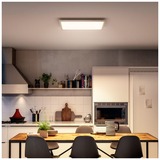 Philips Hue Pannello quadrato Aurelle, Luce LED bianco, Philips Hue White ambiance Pannello quadrato Aurelle, Lampada a soffitto intelligente, Bluetooth/Zigbee, Bianco, LED, Alluminio, Lampadina/e non sostituibile/i