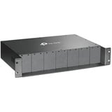 TP-Link TL-MC1400 V3 telaio dell'apparecchiatura di rete 2U, Housing grigio, 100-240V, 50 - 60 Hz, 9.5 V, 0 - 40 °C, -40 - 70 °C, 10 - 90%, Vendita al dettaglio