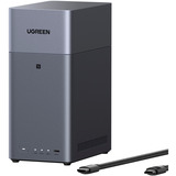 UGREEN DH2300 + 2x 6 TB Seagate IronWolf HDD Pacchetto, NAS Nero