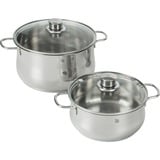 WMF Diadem Plus 0733556040 set di pentole 9 pz accaio, Set di bollitura, Acciaio inox, Acciaio inox, Acciaio inox, Acciaio inox, Acciaio inox