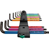 Wera 950/9 Chiave esagonale a L Metrico 9 pezzo(i), Cacciavite Chiave esagonale a L, Metrico, 9 pezzo(i), Plastica, Acciaio inossidabile, Ossidante nero
