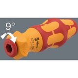 Wera 9751 Inserto in schiuma Kraftform Kompakt VDE Set 1, Cacciavite rosso/Giallo