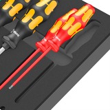 Wera Inserto in schiuma set di cacciaviti 1, 18 pezzi, Cacciavite Nero/grigio