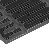 Wera Inserto in schiuma set di cacciaviti 1, 18 pezzi, Cacciavite Nero/grigio