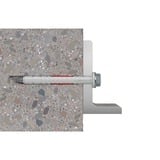 fischer Tassello a gambo lungo DuoXpand 8x80 FUS grigio chiaro/Rosso
