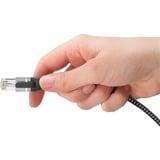 goobay Cavo adattatore Ethernet USB-C 3.2 Gen2 > RJ-45, Slim Nero/grigio