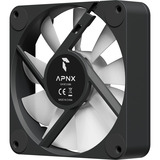 APNX FP1-R 120-3 Confezione invertita, Ventola Nero