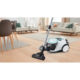 Bosch Serie 6 BGC41XHYG aspirapolvere a traino 2,4 L A cilindro Secco 700 W Senza sacchetto bianco, 700 W, A cilindro, Secco, Senza sacchetto, 2,4 L, Filtro igienico