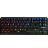 CHERRY G80-3000N RGB TKL tastiera Universale USB QWERTY US International Nero Nero, Cablato, USB, Interruttore a chiave meccanica, QWERTY, LED RGB, Nero