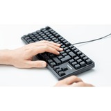 CHERRY G80-3000N RGB TKL tastiera Universale USB QWERTY US International Nero Nero, Cablato, USB, Interruttore a chiave meccanica, QWERTY, LED RGB, Nero