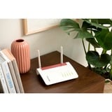 FRITZ! FRITZ!Box 6850 5G, Router WIRELESS LTE Box 6850 5G, Wi-Fi 5 (802.11ac), Dual-band (2.4 GHz/5 GHz), Collegamento ethernet LAN, 3G, Nero, Rosso, Bianco, Router da tavolo
