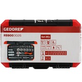 GEDORE R59003026 bussola e set di bussole, chiave combinata   rosso/Nero, 60 mm