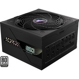 GIGABYTE AORUS ELITE P850W Alimentatore - PCIe 5.0, 80 PLUS Platinum, Design completamente modulare, Ventola da 120 mm, Compatibile con ATX 3.0, Spina EU, Alimentatore PC Nero, 80 PLUS Platinum, Design completamente modulare, Ventola da 120 mm, Compatibile con ATX 3.0, Spina EU, 850 W, 100 - 240 V, 50/60 Hz, 12 A, Attivo, 125 W