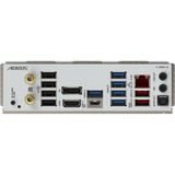 GIGABYTE B650M AORUS ELITE AX ICE Scheda madre - AMD Ryzen serie 9000, VRM a 12+2+2 fasi, fino a 8000 MHz DDR5 (OC), 1xPCIe 5.0 + 1xPCIe 4.0 M.2, LAN 2,5 GbE, WIFI 6E, USB 3.2 Gen 2x2 argento, VRM a 12+2+2 fasi, fino a 8000 MHz DDR5 (OC), 1xPCIe 5.0 + 1xPCIe 4.0 M.2, LAN 2,5 GbE, WIFI 6E, USB 3.2 Gen 2x2, AMD, Socket AM5, AMD Ryzen 7000 Series, AMD Ryzen 8000 Series, AMD Ryzen 9000 Series, Socket AM5, DDR5-SDRAM, 256 GB