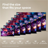 Hisense 85E7S PRO Hi-QLED Televisore, QLED TV Nero/grigio scuro