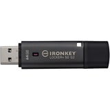 Kingston IronKey Locker+ 50 G2 64 GB, Chiavetta USB antracite