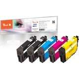 Peach PI200-869 cartuccia d'inchiostro 5 pz Compatibile Resa standard Nero, Ciano, Magenta, Giallo Resa standard, Nero, Ciano, Magenta, Giallo, 4,8 ml, 3,8 ml, 5 pz, Confezione multipla