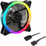 Sharkoon Shark Blades PWM Case per computer Ventilatore 12 cm Nero 1 pz, Ventola Nero, Ventilatore, 12 cm, 400 Giri/min, 1400 Giri/min, 24,8 dB, 94,8 m³/h