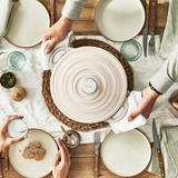 Tefal Padella da portata LOV in ghisa Ø 28cm beige