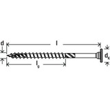 fischer Vite per legno PowerFast II 8,0x240 testa svasata gradinata TX 