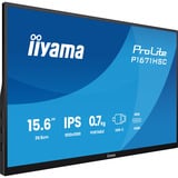 iiyama ProLite P1671HSC-B1 Monitor PC 39,6 cm (15.6") 1920 x 1080 Pixel Full HD LED Nero, Monitor LED Nero (opaco), 39,6 cm (15.6"), 1920 x 1080 Pixel, Full HD, LED, 3 ms, Nero