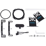 Alphacool Serbatoio di compensazione Core 200 Aurora D5/VPP Acetal/Acrilico, Serbatoio di espansione Nero