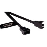 Alphacool Splitter a Y cavo 4 pin a 4x 4 pin PWM, 30 cm, Cavo a Y Nero