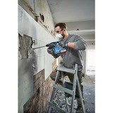 Bosch Martello perforatore a batteria GBH 18V-22 Professional solo, 18 volt, con GDE 18V-12, Trapano a percussione blu/Nero