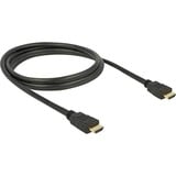 DeLOCK Cavo HDMI ad alta velocità con Ethernet connettore > connettore 4K Nero