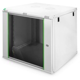 Digitus Alloggiamento a parete Serie Dynamic Basic - 600 x 600 mm (L x P), IT armadio grigio chiaro, Da parete, 9U, 60 kg, Lucchetti, Grigio