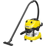 Kärcher WD 4 SV-20, Aspira bagnato / asciutto giallo/in acciaio inox
