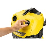 Kärcher WD 4 SV-20, Aspira bagnato / asciutto giallo/in acciaio inox