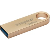 Kingston DataTraveler 128GB 220MB/s Drive USB 3.2 Gen 1 in Metallo SE9 G3, Chiavetta USB oro, 128 GB, USB tipo A, 3.2 Gen 1 (3.1 Gen 1), 220 MB/s, Senza coperchio, Oro