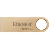 Kingston DataTraveler 128GB 220MB/s Drive USB 3.2 Gen 1 in Metallo SE9 G3, Chiavetta USB oro, 128 GB, USB tipo A, 3.2 Gen 1 (3.1 Gen 1), 220 MB/s, Senza coperchio, Oro