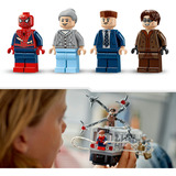 LEGO ǀ Marvel 76321 Spider-Man Contro Doc Ock: Duello sul Treno, Giocattolo con 4 Minifigure da Collezione, Idea Regalo 9+, Giochi di costruzione Giocattolo con 4 Minifigure da Collezione, Idea Regalo 9+, Set da costruzione, 9 anno/i, Plastica, 393 pz, 525 g
