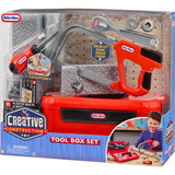 MGA Entertainment Little Tikes Creative Construction - Set Cassetta degli Attrezzi, I ragazzi di attrezzo 