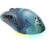 Sharkoon SKILLER SGM25W Ocean, Mouse da gioco turchese/Blu