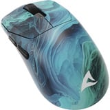 Sharkoon SKILLER SGM25W Ocean, Mouse da gioco turchese/Blu