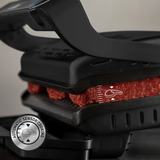 Tefal OptiGrill + GC717810 Griglia di contatto, Come contattare con grill Nero (opaco), Nero, Rettangolare, Pulsanti, 600 cm², 300 x 200 mm, 1 Fornello(i)