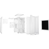 be quiet! Pure Base 501 DX White Midi Tower Bianco, Chassis Tower bianco, Midi Tower, PC, Bianco, ATX, micro ATX, Mini-ATX, Acrilonitrile butadiene stirene (ABS), Vetro, Acciaio, Gaming